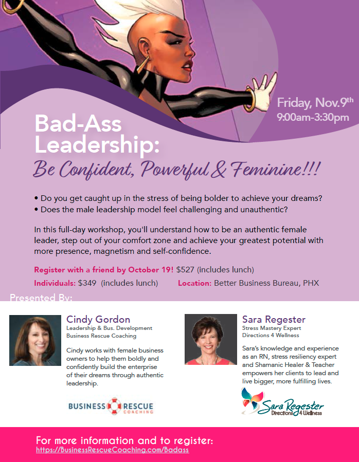 Bad-Ass Leadership Feminine Workshop image